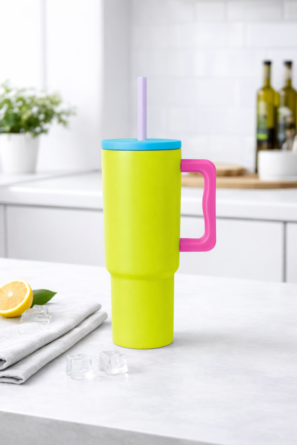 Vaso Térmico Premium de Acero Inoxidable 900 ml – Verde Multicolor