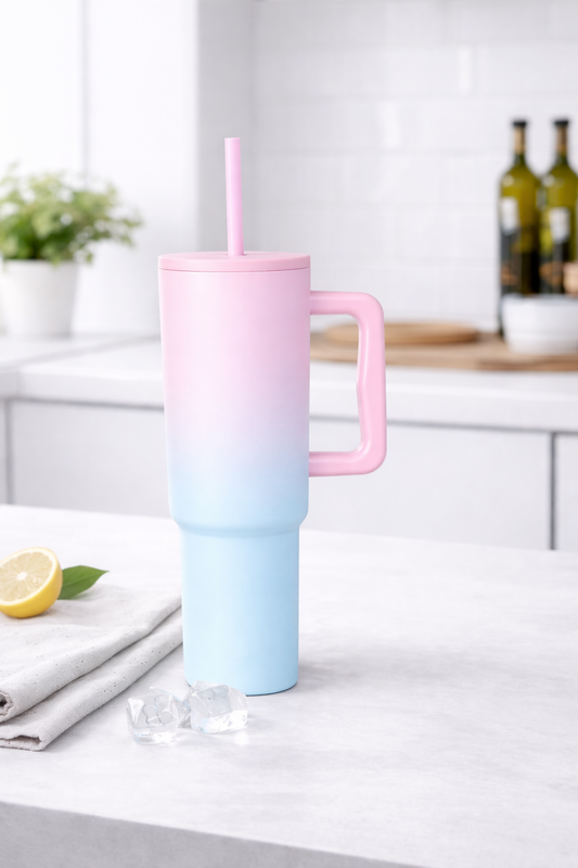 Vaso Térmico Premium de Acero Inoxidable 1200 ml – Pink Blue