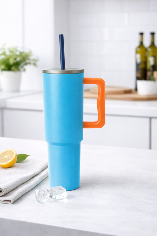 Vaso Térmico Premium de Acero Inoxidable 1200 ml – Azul Multicolor