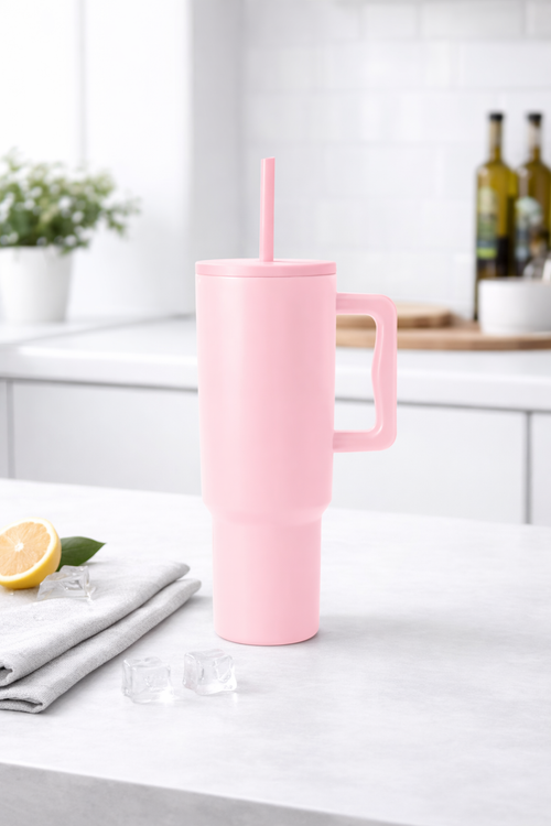 Vaso Térmico Premium de Acero Inoxidable 1200 ml – Rosado